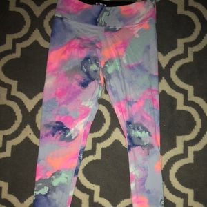 Victoria’s Secret Pink tie dye leggings